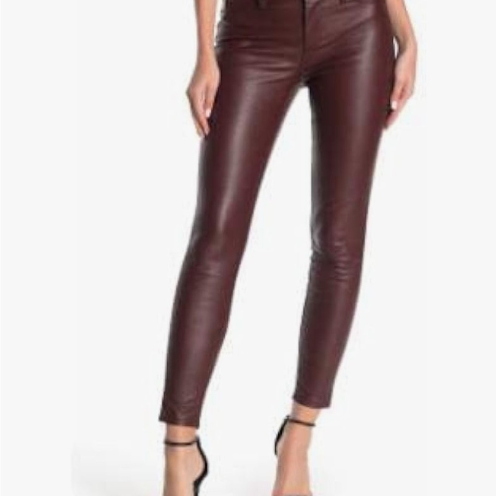 Blank NYC Brown Skinny Pants with midHigh-Rise Waist